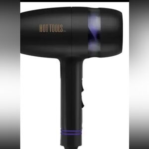 HOT TOOLS Black Hair Dryer – Compact Travel Styling Dryer